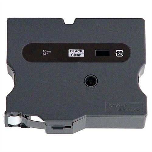 OEM Brother TX1411 Black on White Tape