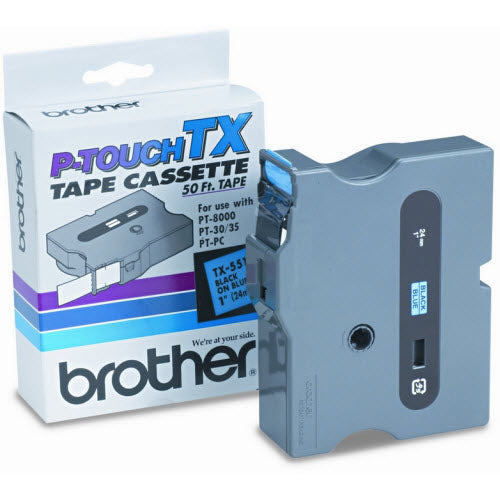 OEM Brother TX5511 Black on White Tape