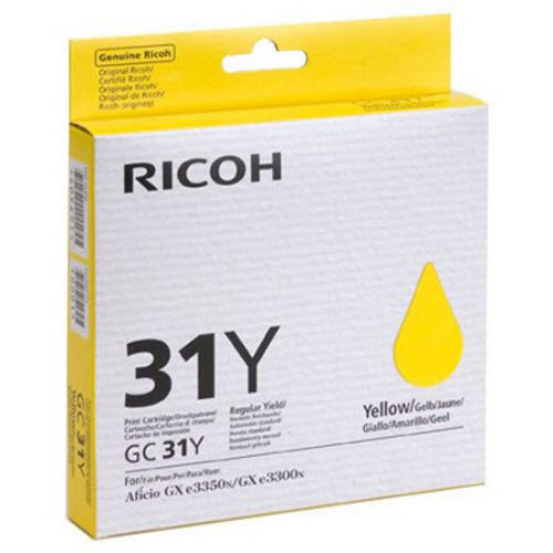 OEM Ricoh 405691 Yellow Ink Cartridge (1,920 Pages)