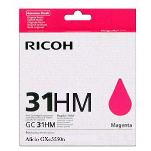 OEM Ricoh 405703 High Yield Magenta Ink Cartridge (4,000 Pages)