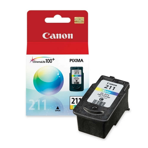 OEM Canon CL-211 Color Ink Cartridge (244 Pages)