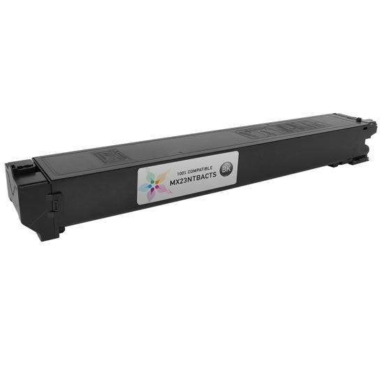 Compatible Sharp MX-23NTBA Black Toner Cartridge (18,000 Pages)