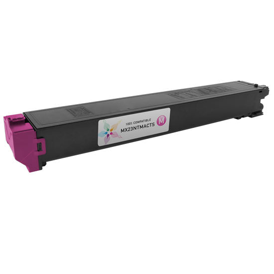 Compatible Sharp MX-23NTMA Magenta Toner Cartridge (10,000 Pages)