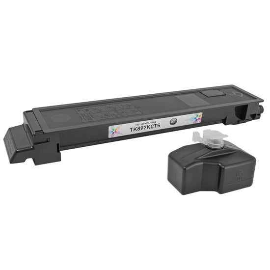 Compatible Kyocera-Mita TK-897K Black Toner Cartridge (12,000 Pages)