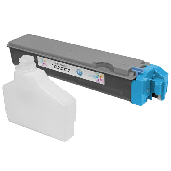 Compatible Kyocera-Mita TK-522C Cyan Toner Cartridge (4,000 Pages)