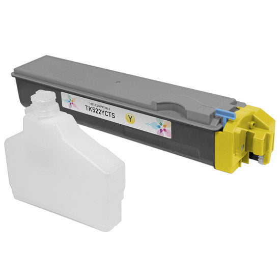 Compatible Kyocera-Mita TK-522Y Yellow Toner Cartridge (4,000 Pages)