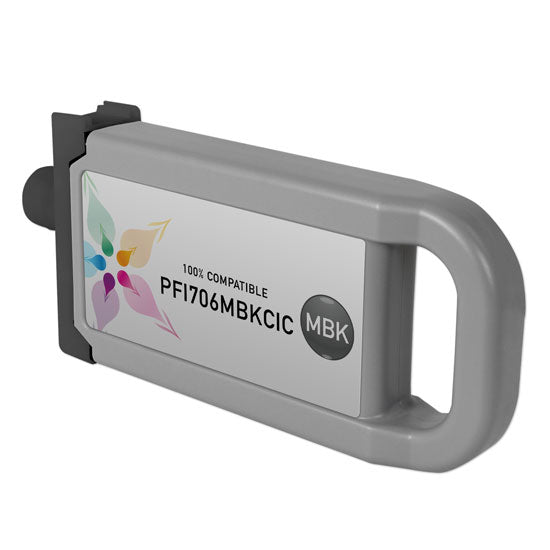 Compatible Canon PFI-706MBK Matte Black Ink Cartridge