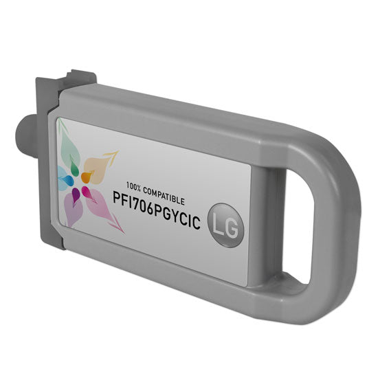 Compatible Canon PFI-706PGY Photo Gray Ink Cartridge