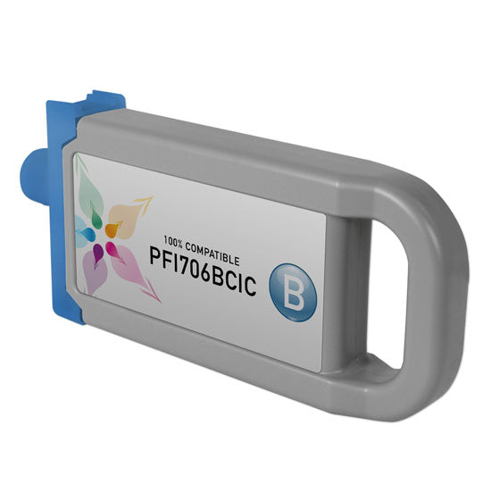 Compatible Canon PFI-706B Blue Ink Cartridge