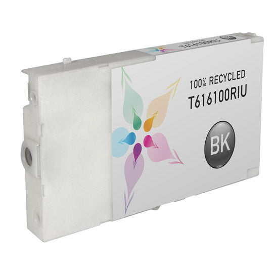 Remanufactured Epson T616100 Black Ink Cartridge (3,000 Pages)