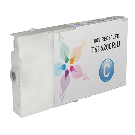 Remanufactured Epson T616200 Cyan Ink Cartridge (3,500 Pages)