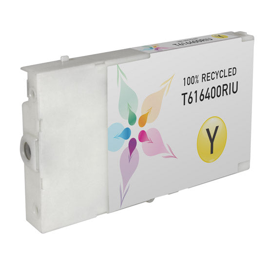 Remanufactured Epson T616400 Yellow Ink Cartridge (3,500 Pages)