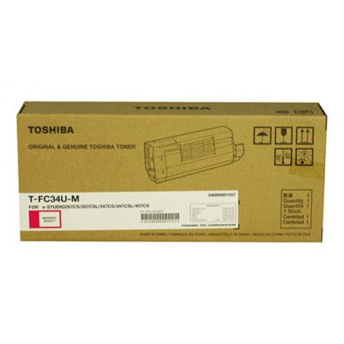 OEM Toshiba TFC34UM Magenta Toner Cartridge (11,500 Pages)