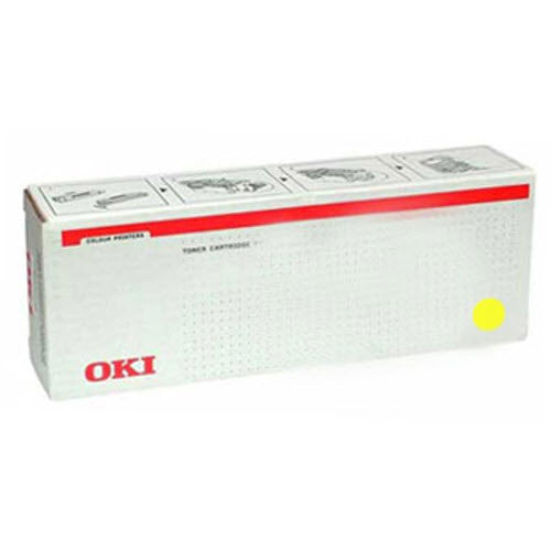 OEM Okidata 45536421 Yellow Toner Cartridge (24,000 Pages)