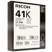 OEM Ricoh GC41K Black Ink Cartridge (2,500 Pages)