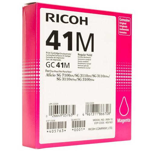 OEM Ricoh GC41M Magenta Ink Cartridge (2200 Pages)