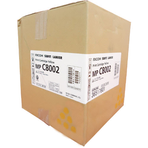 OEM Ricoh 841781 Yellow Toner Cartridge (29,000 Pages)