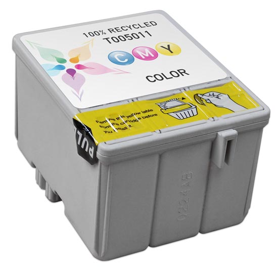 Remanufactured Epson T005011 Color Ink Cartridge (600 Pages)