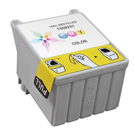 Remanufactured Epson T008201 Color Ink Cartridge (230 Pages)