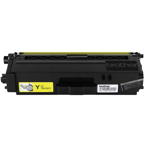OEM Brother TN331Y Yellow Toner Cartridge (1,500 Pages)