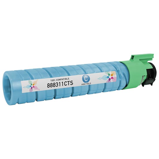 Compatible Ricoh 888311 High Yield Cyan Toner Cartridge (15,000 Pages)