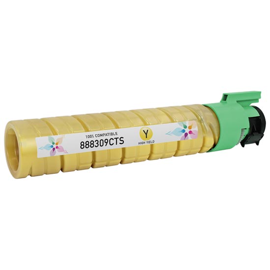 Compatible Ricoh 888309 Yellow Toner Cartridge (15,000 Pages)
