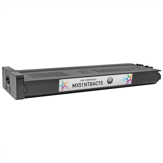 Compatible Sharp MX-51NTBA Black Toner Cartridge (40,000 Pages)