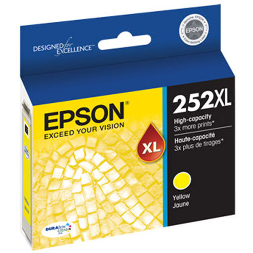 OEM Epson T252XL420 Yellow Ink Cartridge