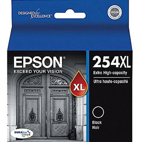 OEM Epson T254XL120 Black Ink Cartridge (2,200 Pages)