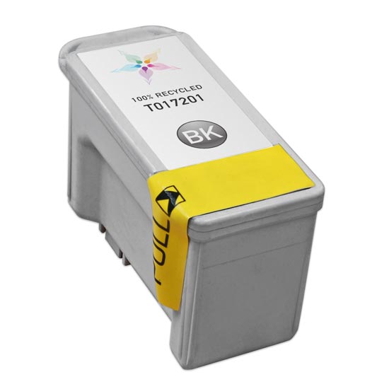 Remanufactured Epson T017201 Black Ink Cartridge (1,000 Pages)