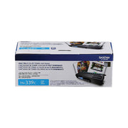 OEM Brother TN339C Super High Yield Cyan Toner Cartridge (6,000 Pages)