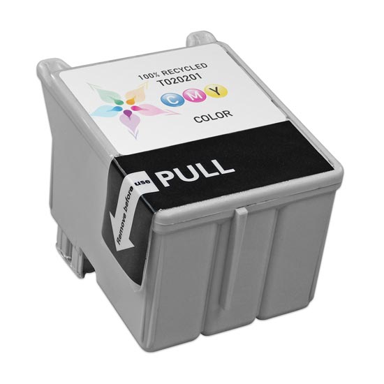 Remanufactured Epson T020201 Color Ink Cartridge (380 Pages)