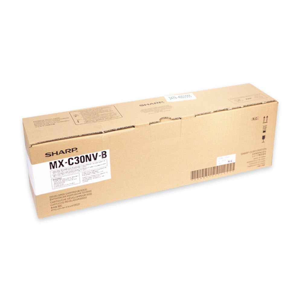 OEM Sharp MX-C30NVB Black Developer (75,000 Pages)