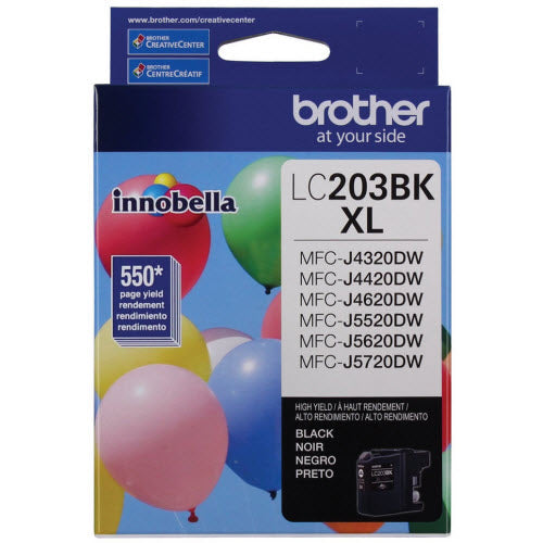 OEM Brother LC203BK High Yield Black Ink Cartridge