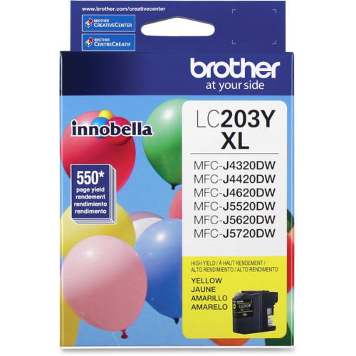 OEM Brother LC203Y High Yield Yellow Ink Cartridge