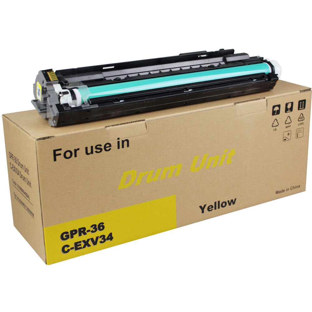 OEM Canon GPR-36 Yellow Drum Unit (51,000 Pages)