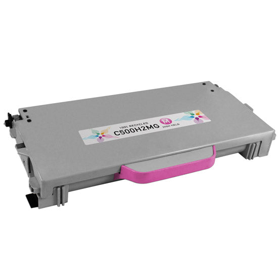 Remanufactured Lexmark C500H2MG High Yield Magenta Laser Toner Cartridge (3,000 Pages)