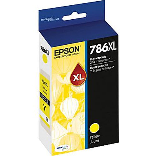 OEM Epson T786XL420 Yellow Ink Cartridge