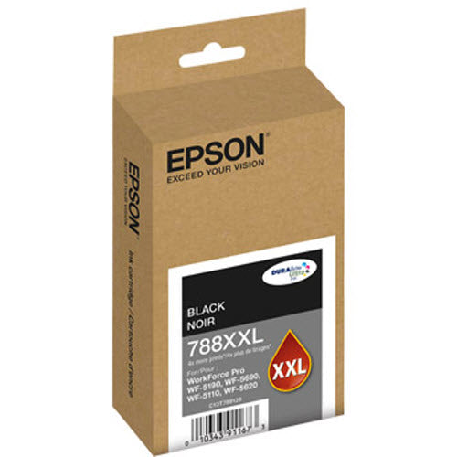 OEM Epson T788XXL Extra HC Black Ink Cartridge (4,000 Pages)