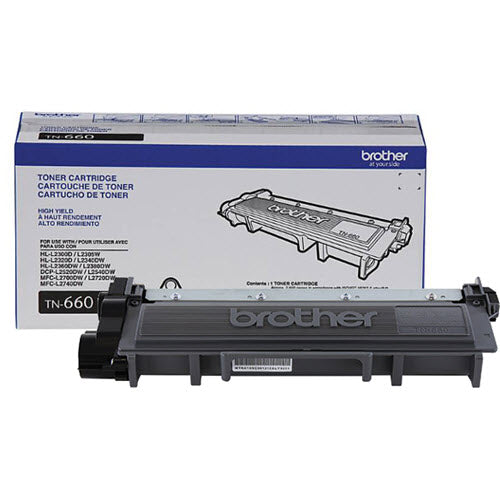 OEM Brother TN660 Black Toner Cartridge (2,600 Pages)