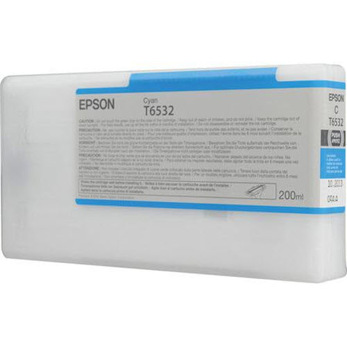 OEM Epson T6532 Cyan Ink Cartridge