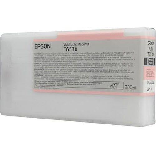 OEM Epson T6536 Vivid Light Magenta Ink Cartridge