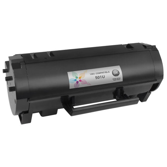 Compatible Lexmark 501U Ultra High Yield Black Toner Cartridge (20,000 Pages)