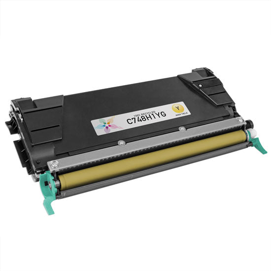 Remanufactured Lexmark C748H1YG Yellow Toner Cartridge (10,000 Pages)