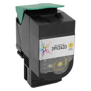 Remanufactured IBM 39V2433 Extra High Yield Yellow Toner Cartridge (4,000 Pages)