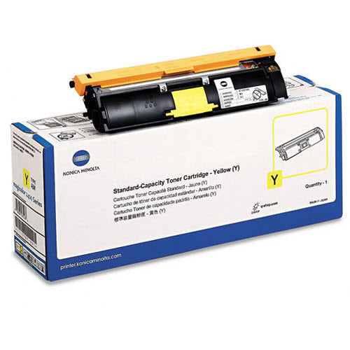 OEM Konica-Minolta A00W162 Yellow Toner Cartridge (4,500 Pages)