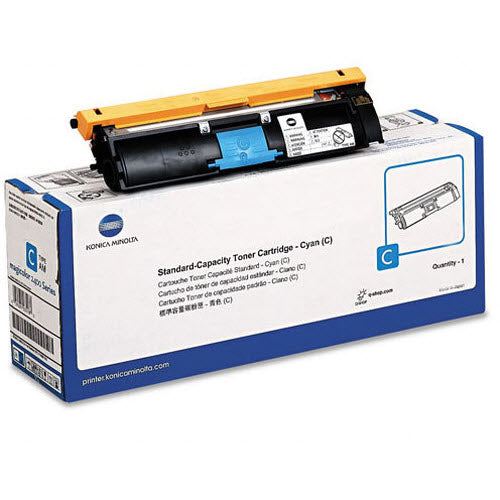 OEM Konica-Minolta A00W362 Cyan Toner Cartridge (4,500 Pages)