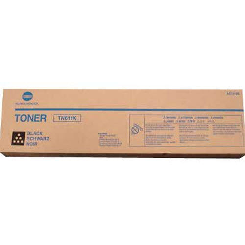 OEM Konica-Minolta A070130/TN611K Black Toner Cartridge (45,000 Pages)