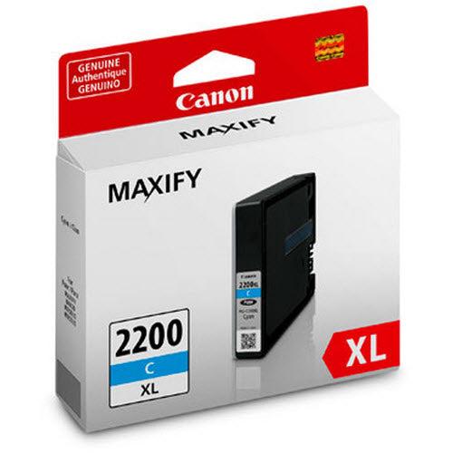 OEM Canon PGI-2200XL Cyan Ink Cartridge (1,500 Pages)