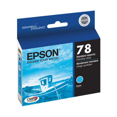 OEM Epson T078220 Cyan Ink Cartridge (430 Pages)